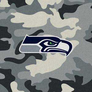 NFL Seattle Seahawks Camo Steam Deck Handheld Gaming Computer Skin